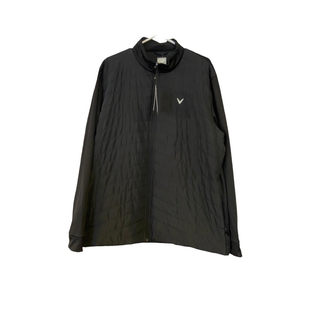 Men's Callaway Golf Puffer Jacket  New‎ Lightweight Black XL